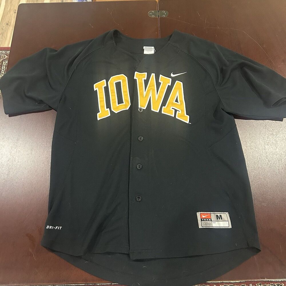 Iowa Hawkeyes Drifit Baseball Jersey Nike Size Medium Men’s